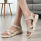 Women's Adjustable Strap Comfort Cross-Band Sandal