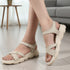 Women's Adjustable Strap Comfort Cross-Band Sandal