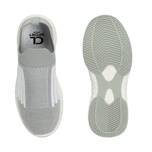Women Woven Design Lightweight Slip On Sneakers