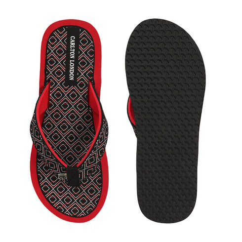 Women's Daily Wear Printed Thong Flip Flops