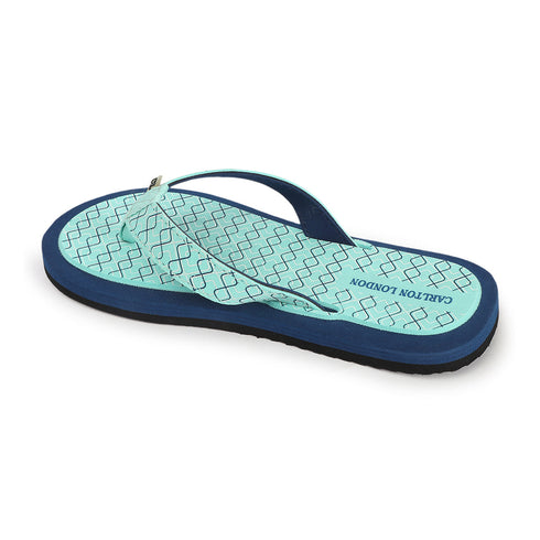 Women's Daily Wear Printed Thong Flip Flops