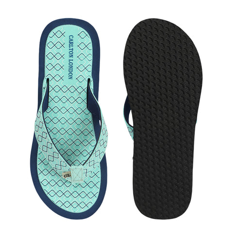 Women's Daily Wear Printed Thong Flip Flops