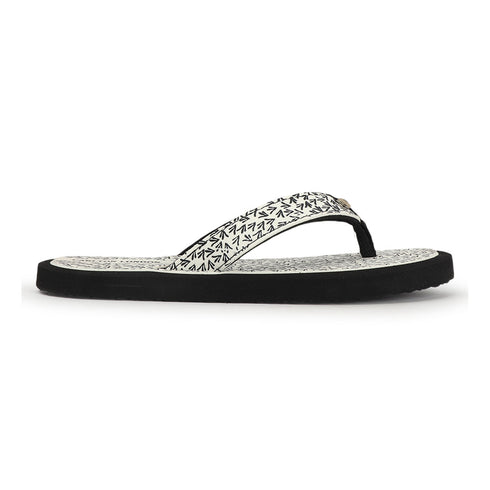 Women's Daily Wear Printed Thong Flip Flops
