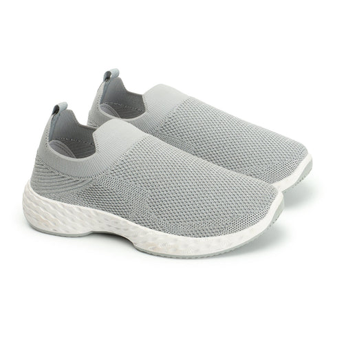 Women Woven Design Lightweight Slip On Sneakers