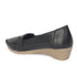 Women's Perforated Slip-On Wedge Loafers
