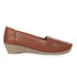 Women's Perforated Slip-On Wedge Loafers