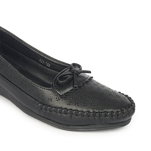 Women's Decorative Low Wedge Loafers