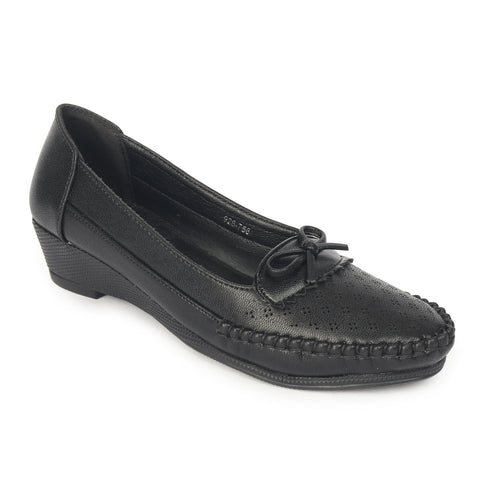 Women's Decorative Low Wedge Loafers