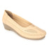 Women's Slip-On Moccasin Loafer with Perforated Detail