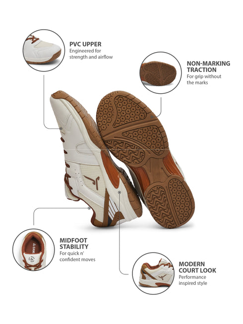SMASH LINE White Men's Badminton Shoes