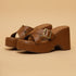Isla Criss-Cross Buckle Wedges