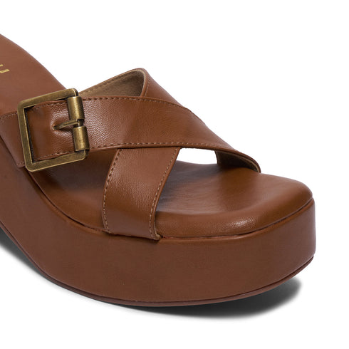 Isla Criss-Cross Buckle Wedges