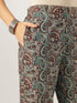 Multicolour Pure Cotton Ethnic Motifs Printed Straight Kurta Pant Set
