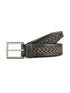 Jacquard Braided Black Unisex Belt