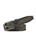 Jacquard Braided Black Unisex Belt