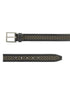 Jacquard Braided Black Unisex Belt