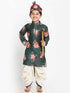 Boy's Yellow Krishna Style Kurta And Dhoti Set