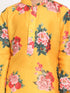 Boy's Yellow Krishna Style Kurta and Dhot Set