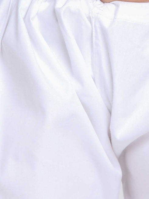 Boy's Blue Cotton Kurta and Pyjama Set