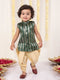 Boy's' Green Brocade Kurta Dhoti Set