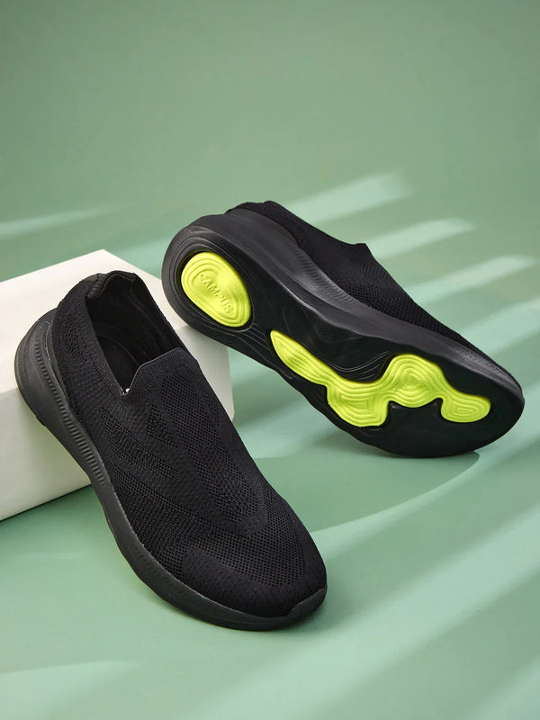 JETRA Black Men's Walking Shoes