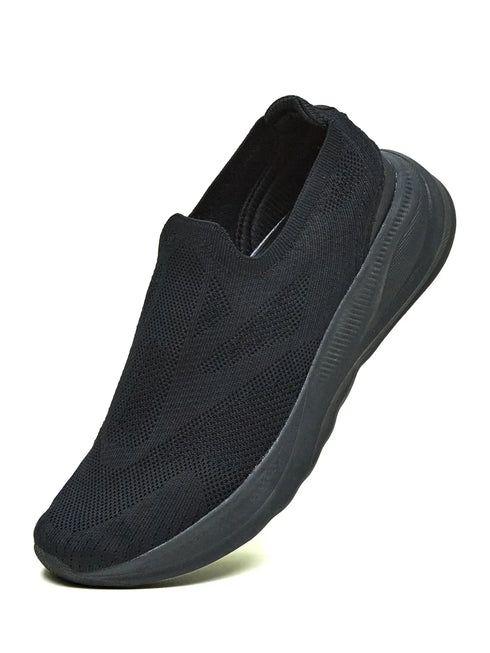 JETRA Black Men's Walking Shoes