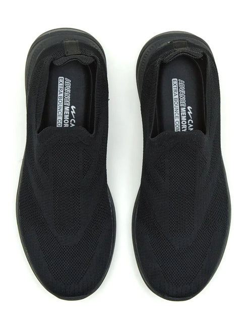 JETRA Black Men's Walking Shoes
