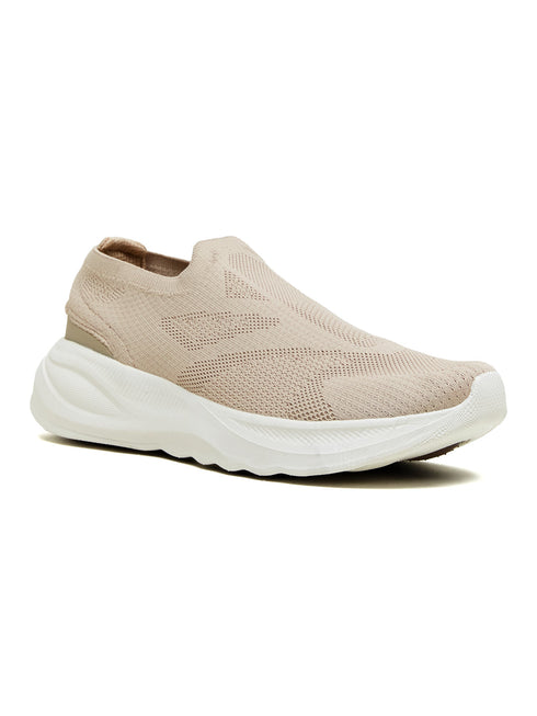 JETRA Beige Men's Walking Shoes