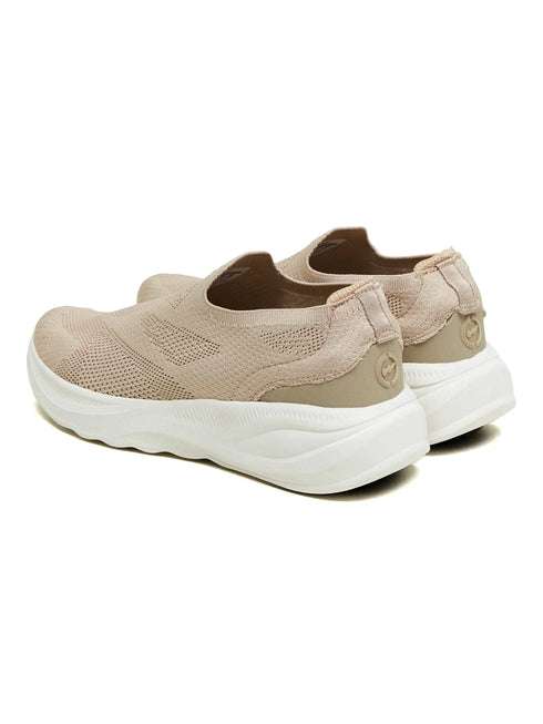 JETRA Beige Men's Walking Shoes