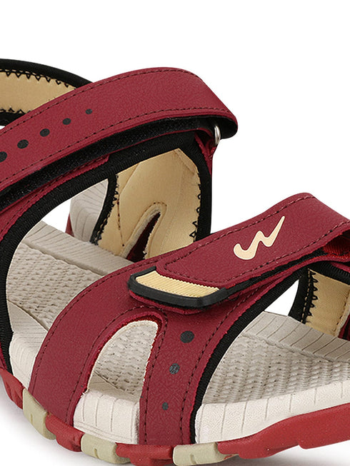 JOY Red Men's Sports Sandals