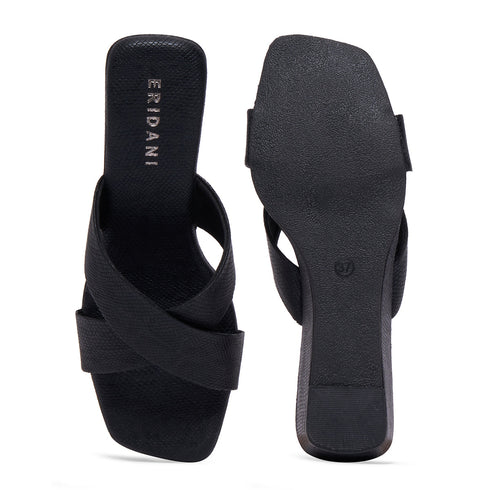 Joan Criss-Cross Textured Wedges