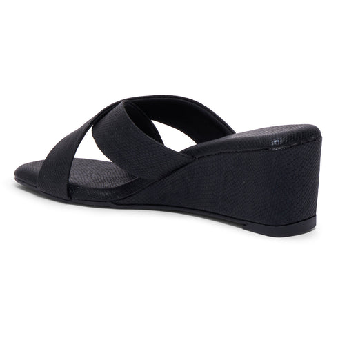 Joan Criss-Cross Textured Wedges