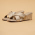 Joan Criss-Cross Textured Wedges