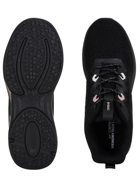 KEREN Black Women's Running Shoes