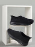 KING PRO Black Men's Walking Shoes