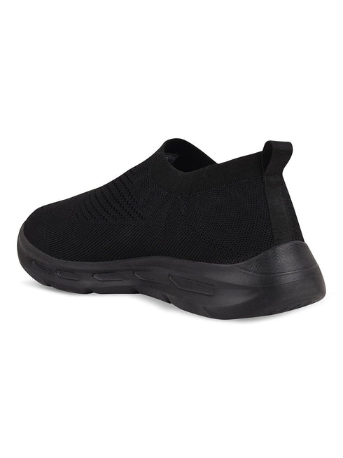 KING PRO Black Men's Walking Shoes