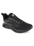 KIZER Black Men's Sports Shoes