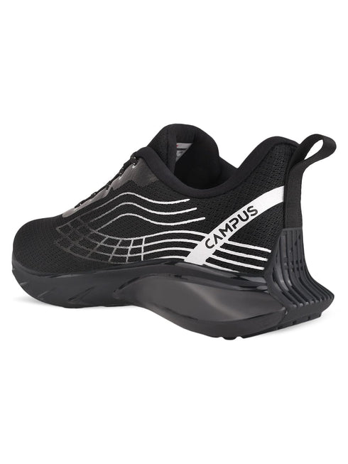 KIZER Black Men's Sports Shoes