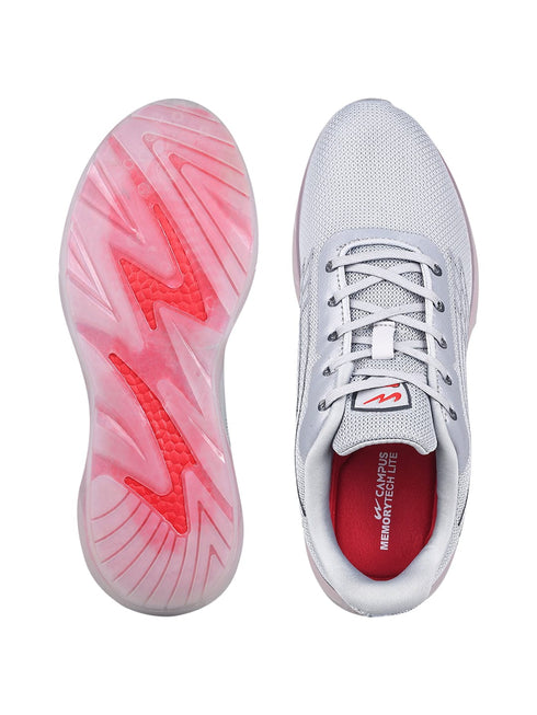 KIZER Grey Men's Sports Shoes