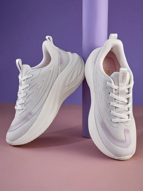 KLENZ White Women's Running Shoes