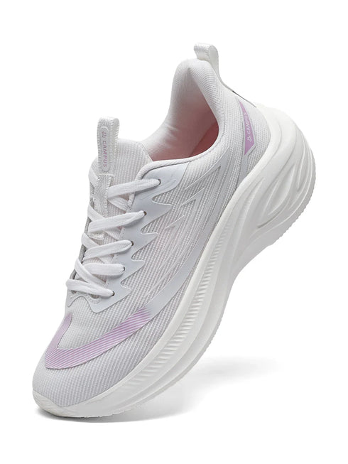 KLENZ White Women's Running Shoes