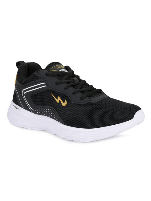 KOSMO PRO Black Men's Running Shoes