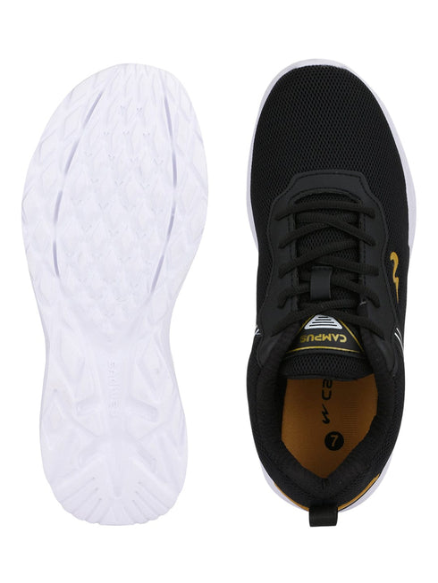 KOSMO PRO Black Men's Running Shoes
