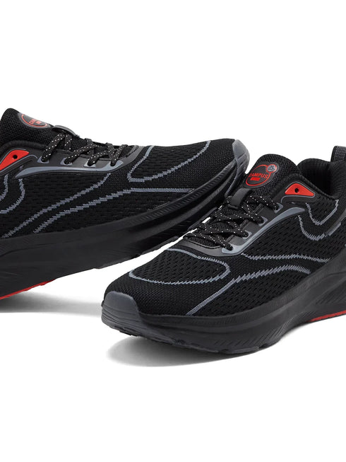 KRIVO Black Men's Running Shoes
