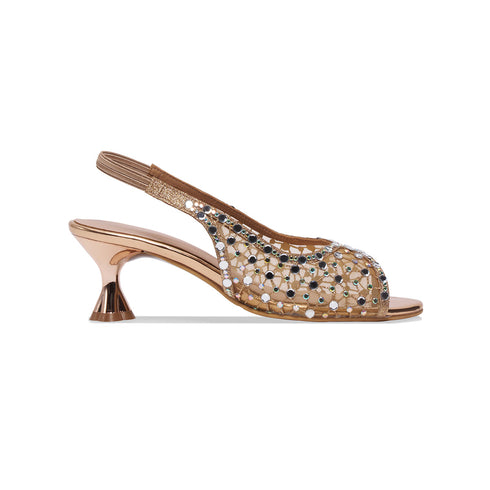 Kiara Embellished Slingback Heels