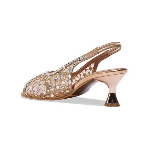 Kiara Embellished Slingback Heels