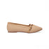 Klara Textured Ballerinas