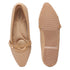 Klara Textured Ballerinas