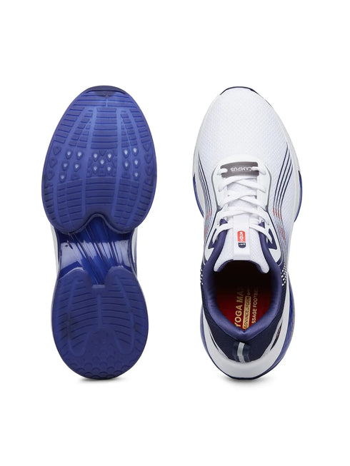 LAM White Men's Running Shoes