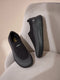 LEDGE Black Men's Walking Shoes